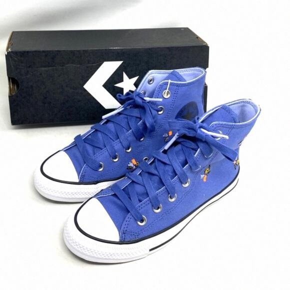 Converse Chuck Taylor High Skate Shoes For Women A01734F Sneakers Canvas Blue - Picture 5 of 12